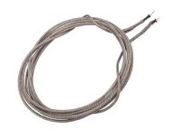 Cloth wire with braided shield 